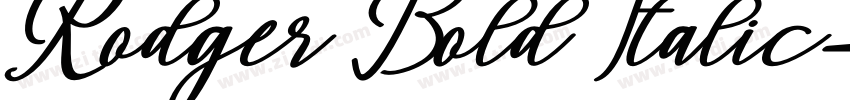 Rodger Bold Italic字体转换 Rodger Bold Italic字体转换